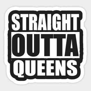 Straight Outta Queens New York City Sticker